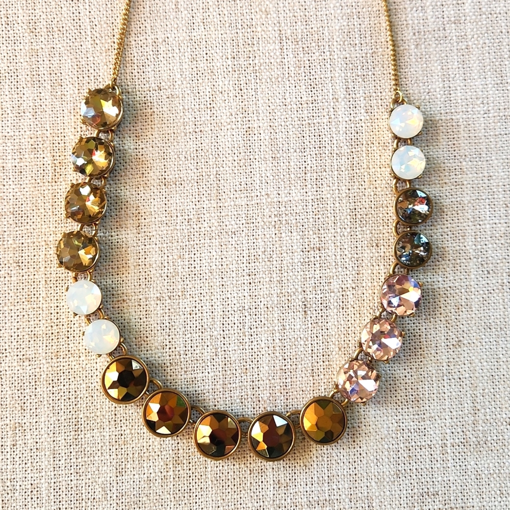 J. Crew Brulee Necklace, Long, EUC